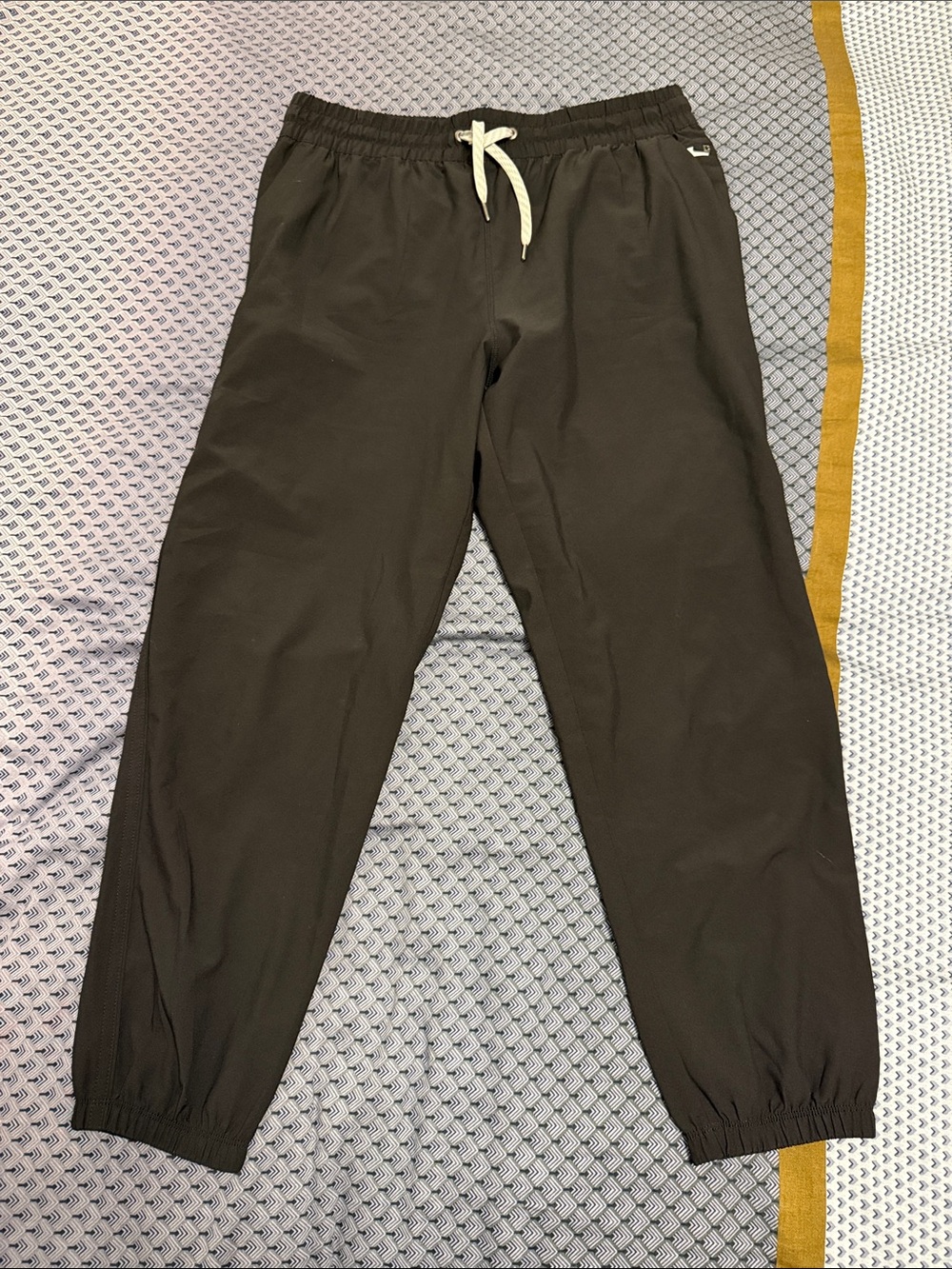 Vuori Black Joggers with Drawstring